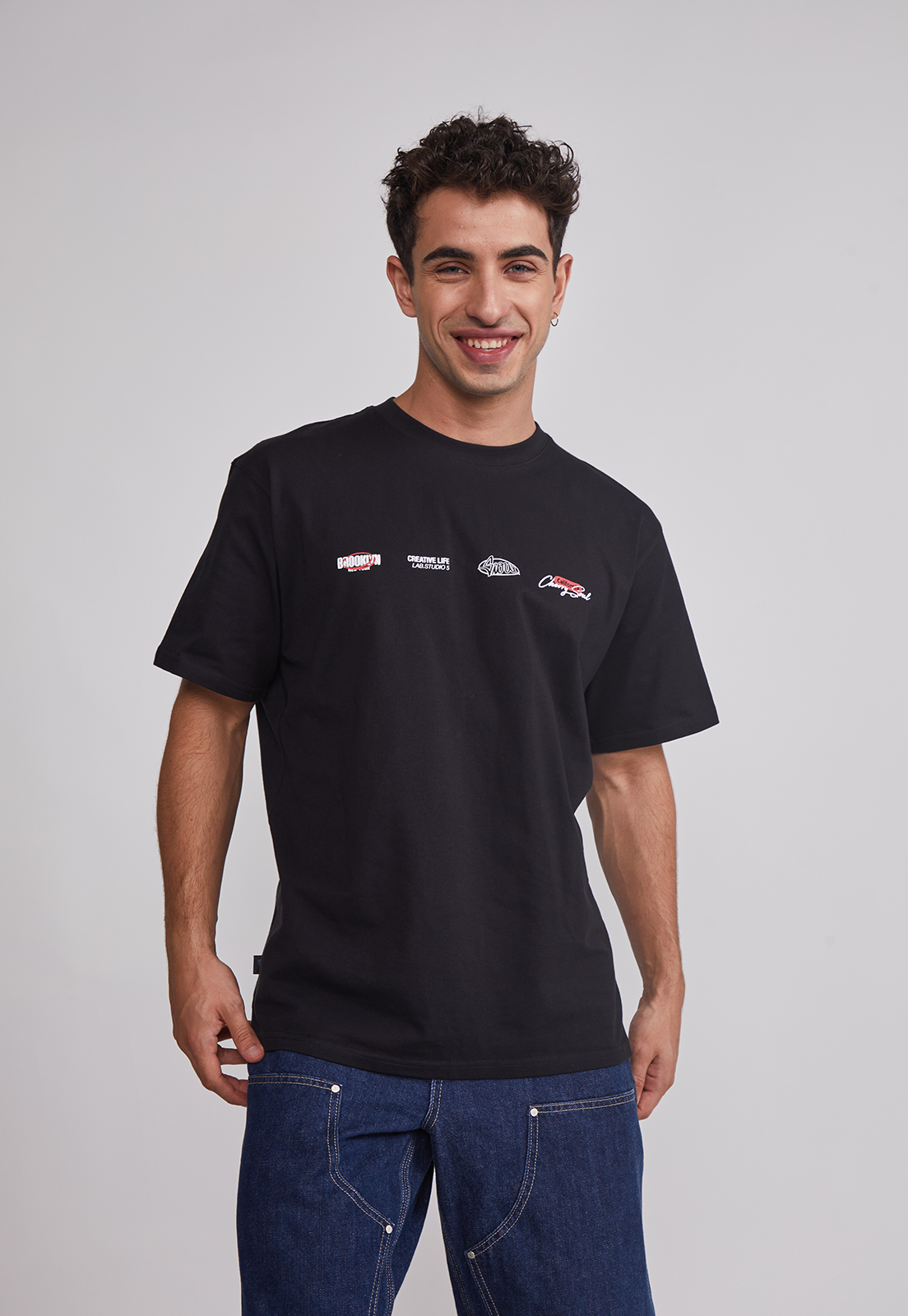 Polera Hombre Cherry Negro Sioux 1