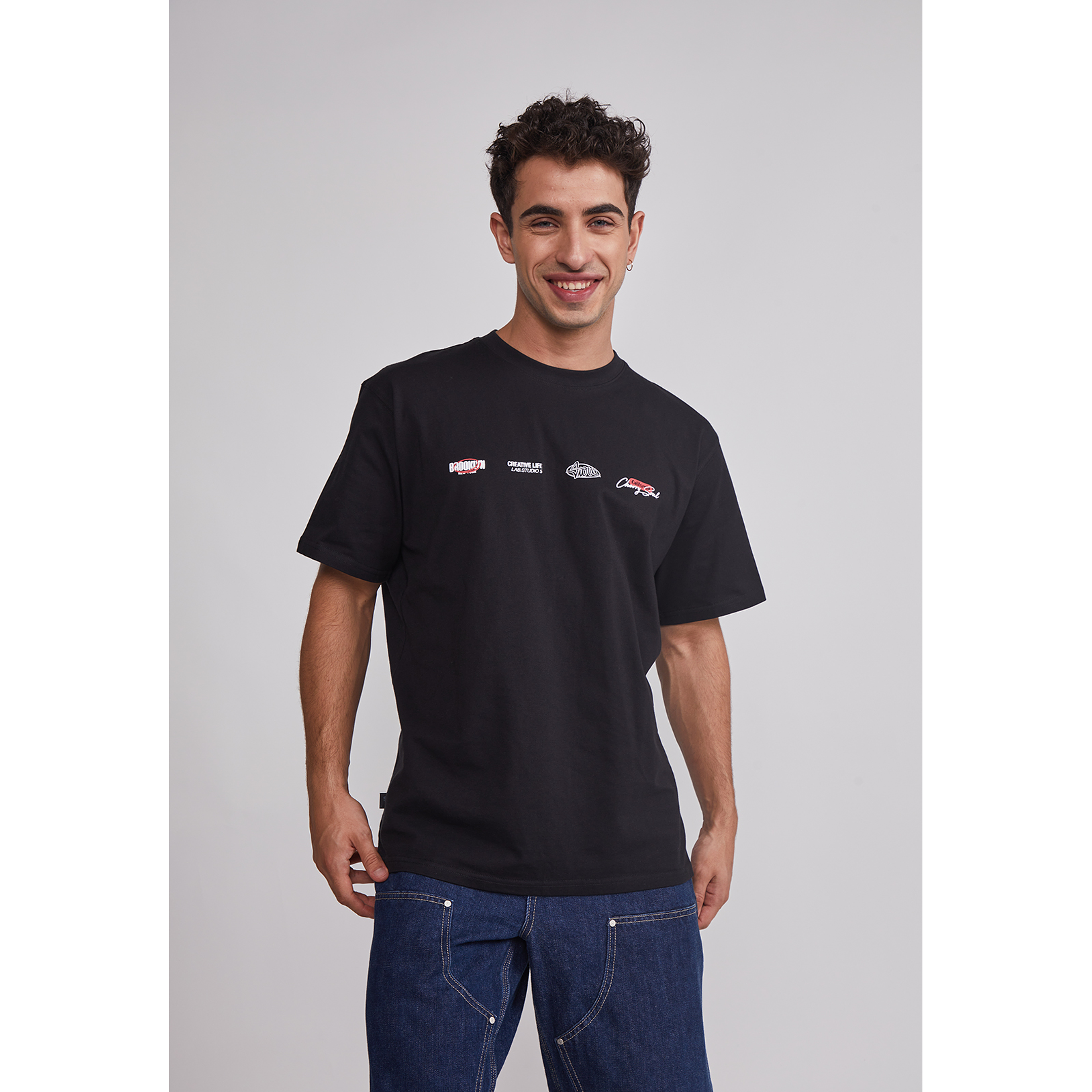 Polera Hombre Cherry Negro Sioux 1