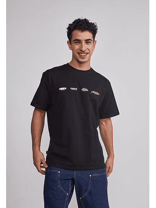 Polera Hombre Cherry Negro Sioux