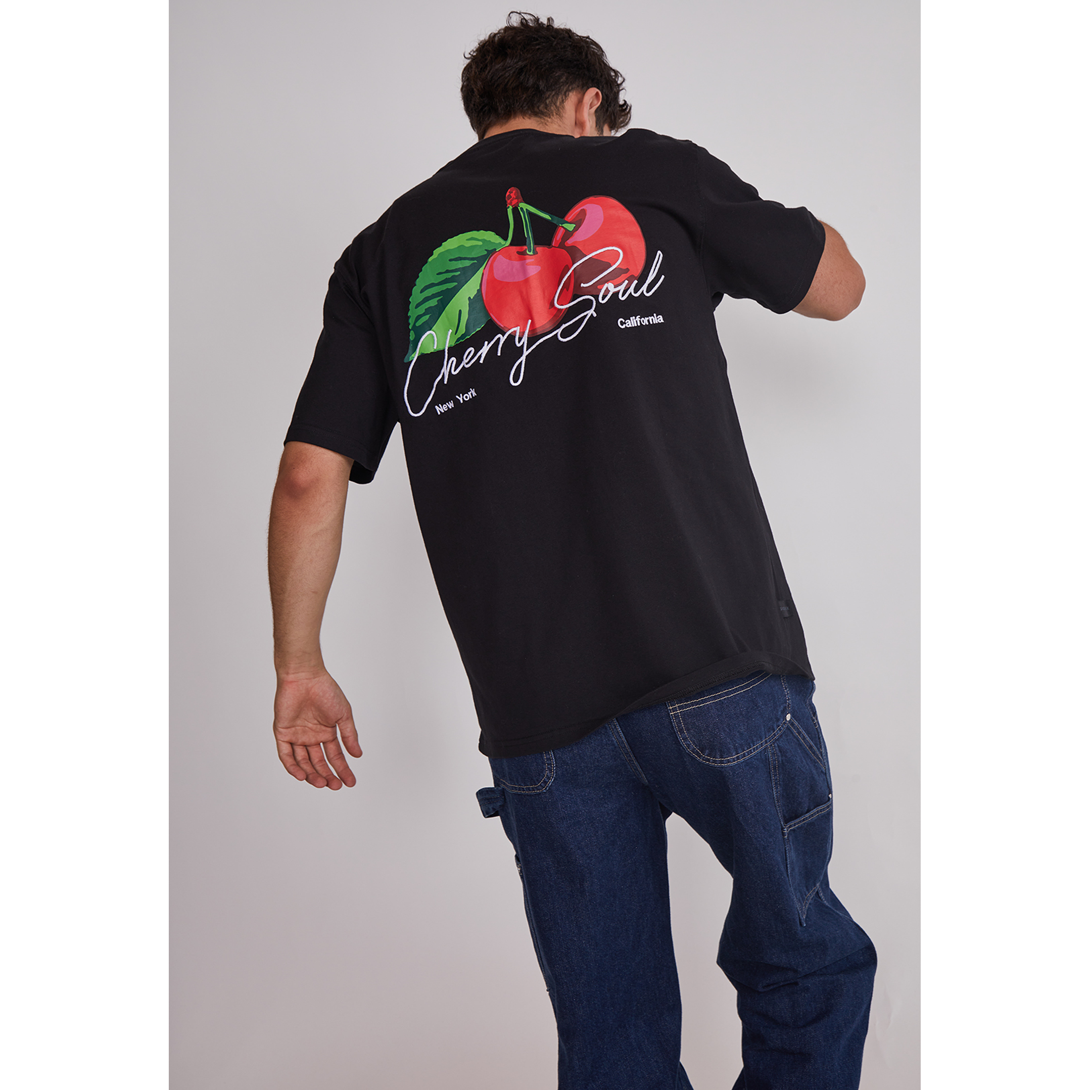 Polera Hombre Cherry Negro Sioux 3
