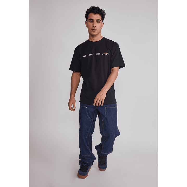 Polera Hombre Cherry Negro Sioux 2