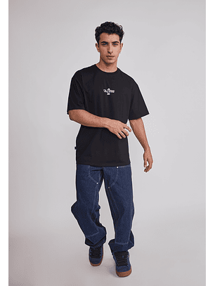 Polera Hombre Soles Negro Sioux