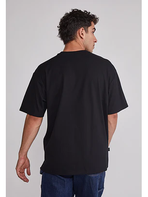 Polera Hombre Soles Negro Sioux