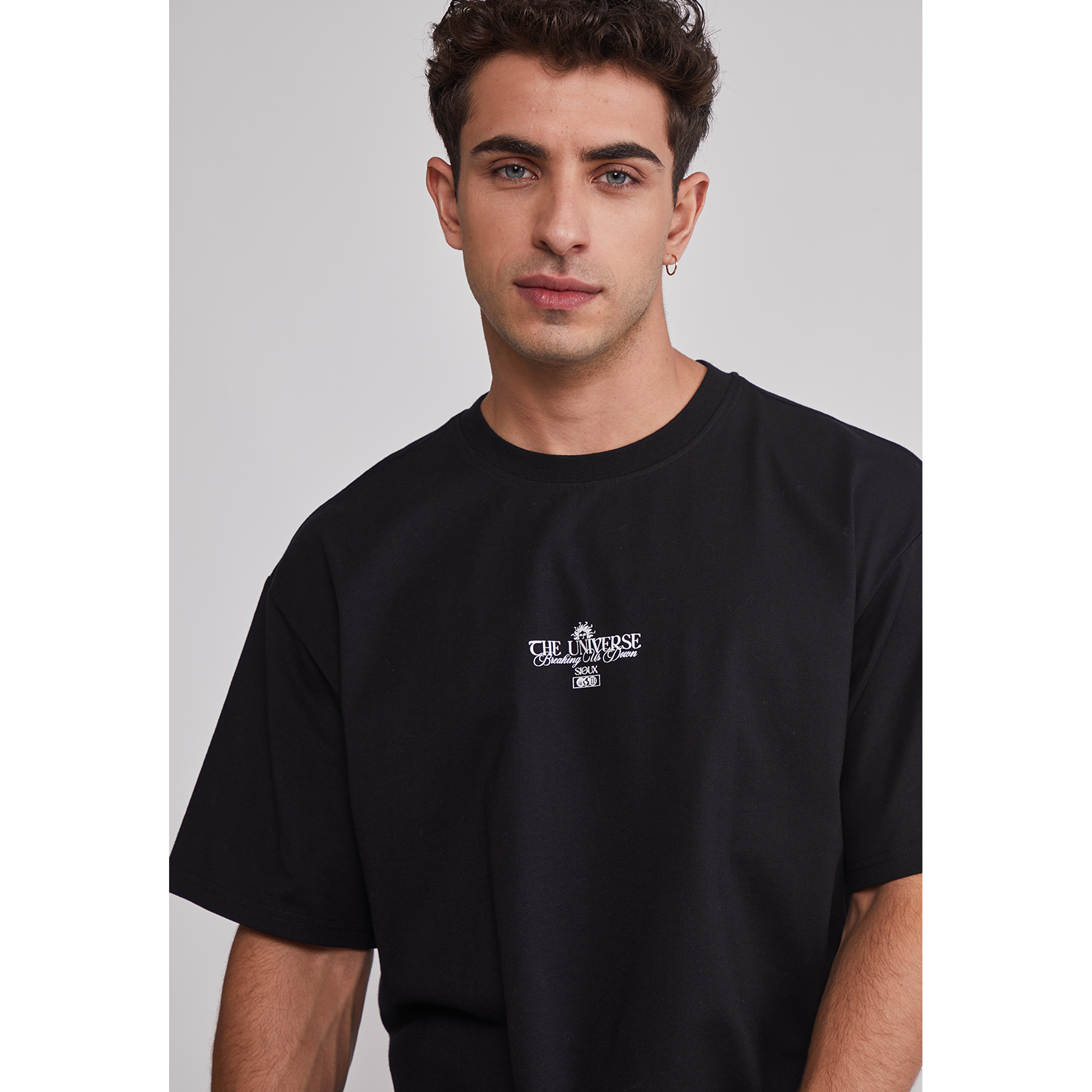 Polera Hombre Soles Negro Sioux 4