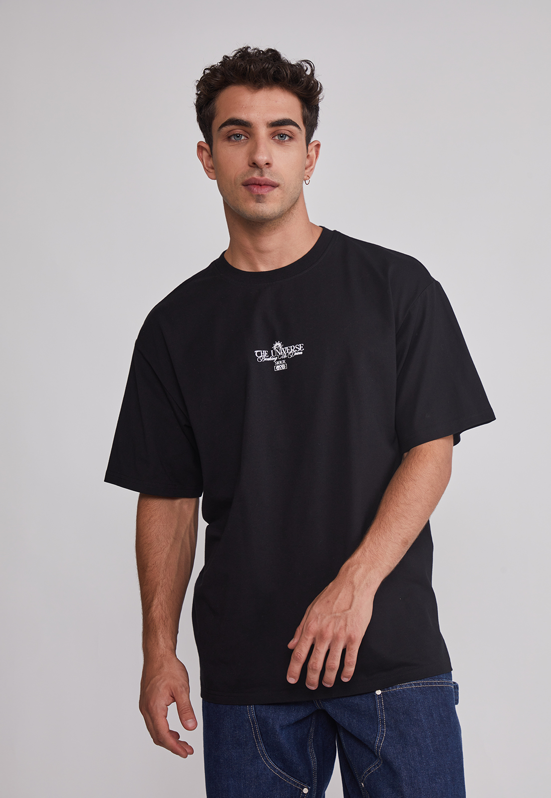 Polera Hombre Soles Negro Sioux 1