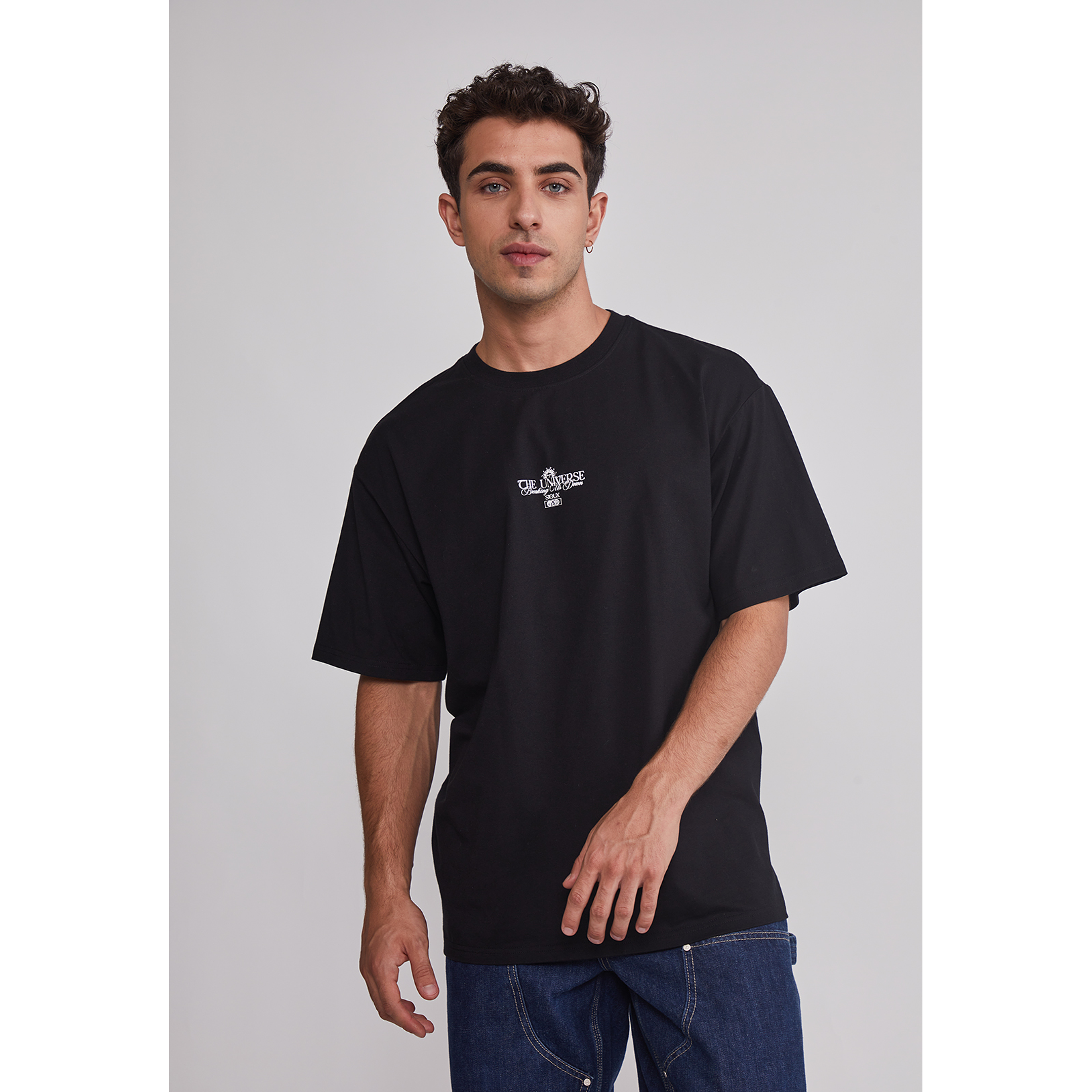 Polera Hombre Soles Negro Sioux 1