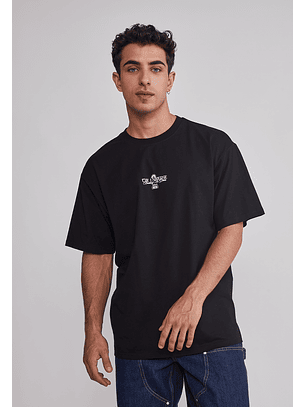 Polera Hombre Soles Negro Sioux