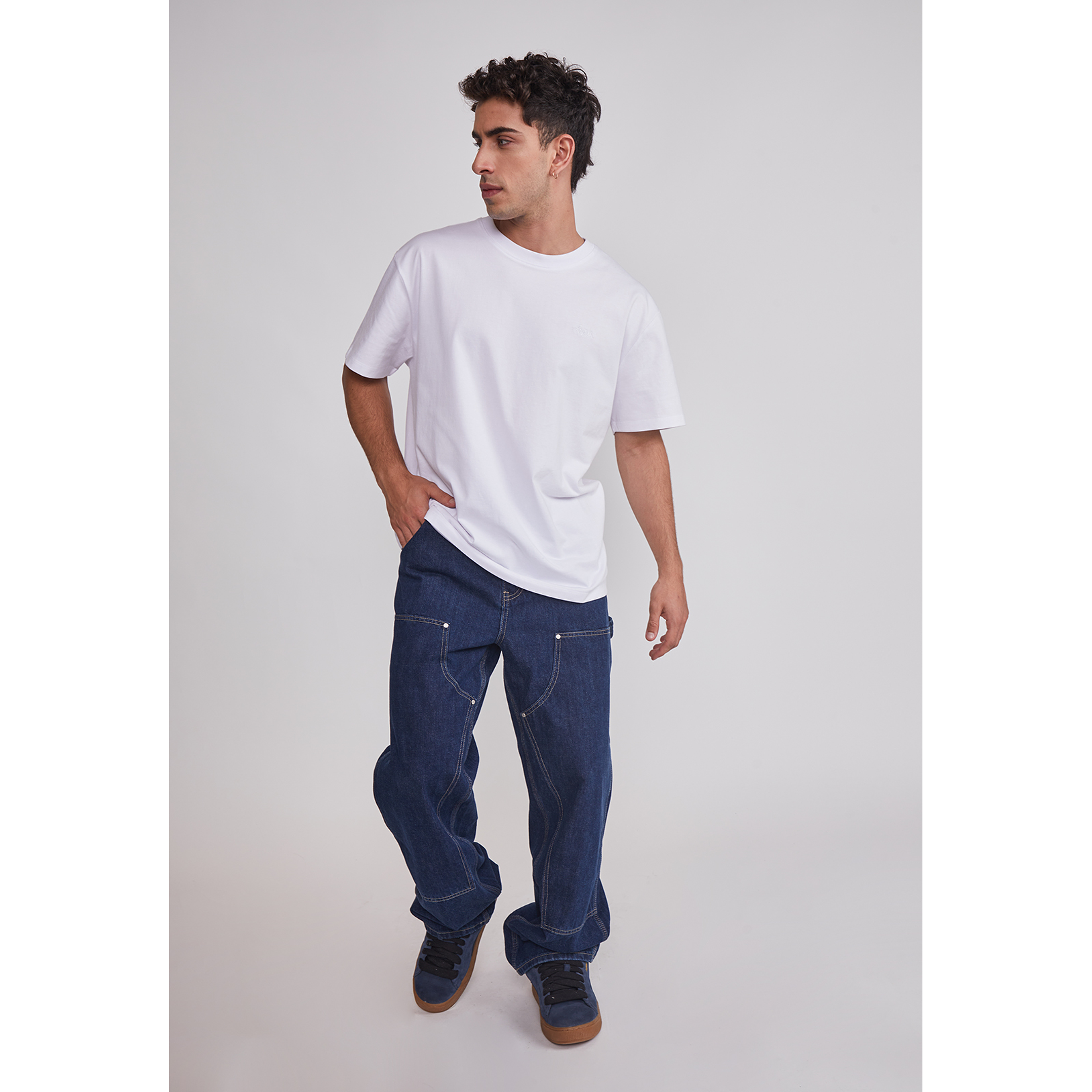 Jeans Hombre Carpintero Vaquero Azul Sioux 2