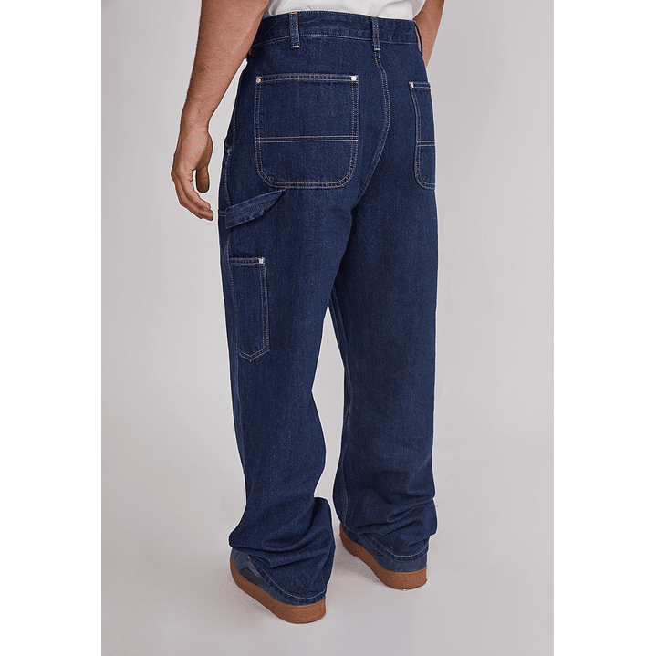 Jeans Hombre Carpintero Vaquero Azul Sioux 5