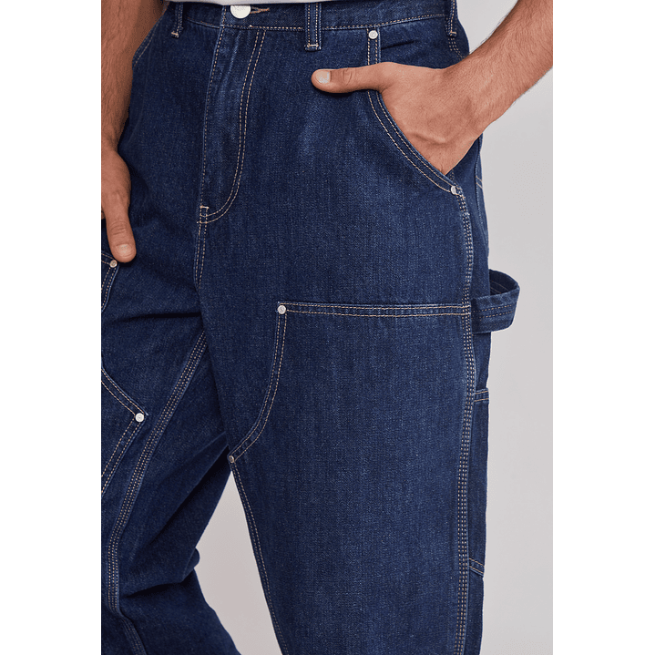 Jeans Hombre Carpintero Vaquero Azul Sioux 4
