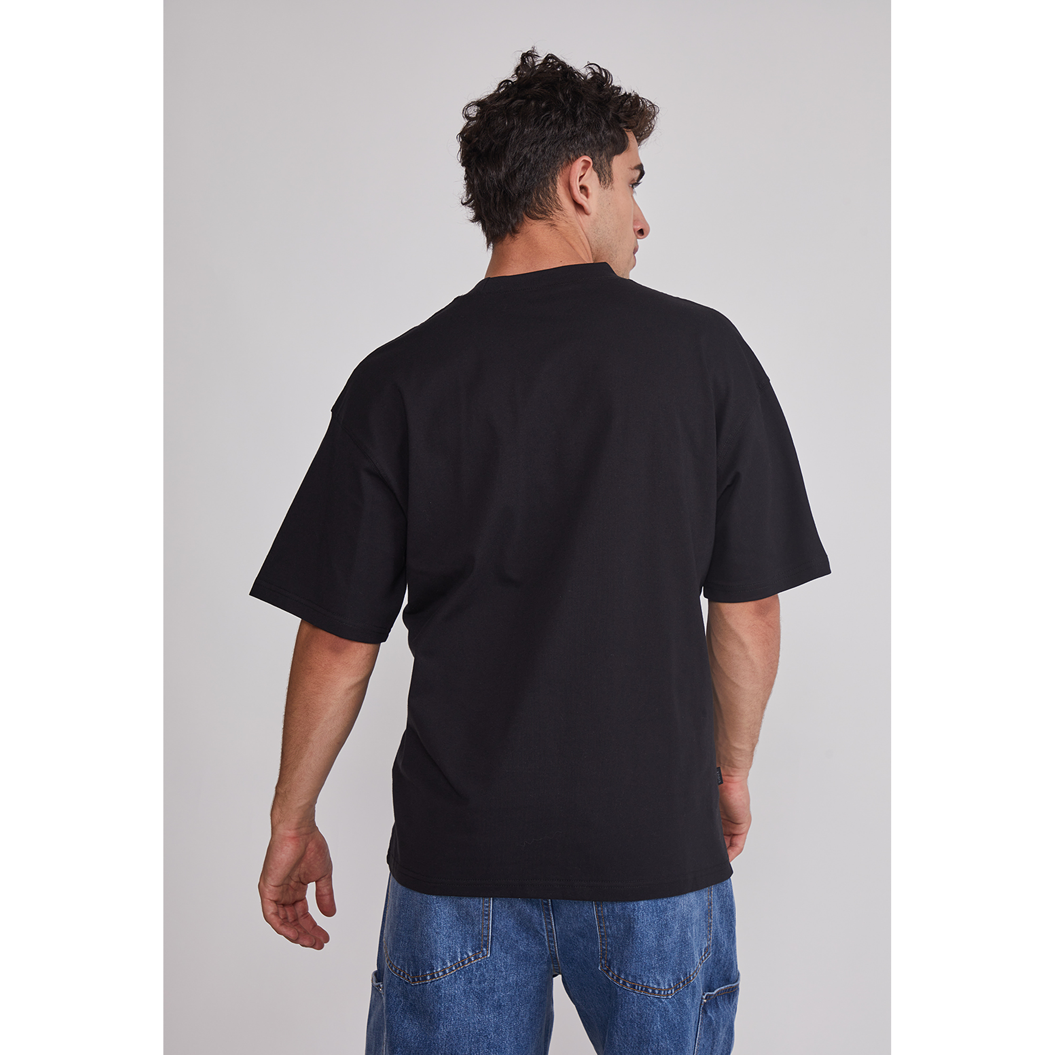 Polera Hombre Bordados Negro Sioux 5