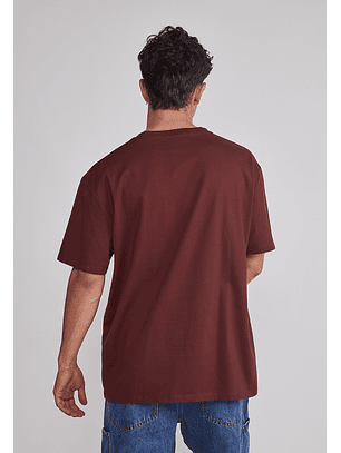 Polera Hombre Basic Lisa Café Sioux