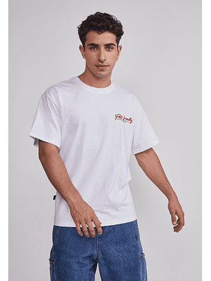 Polera Hombre Pet Friendly Blanco Sioux