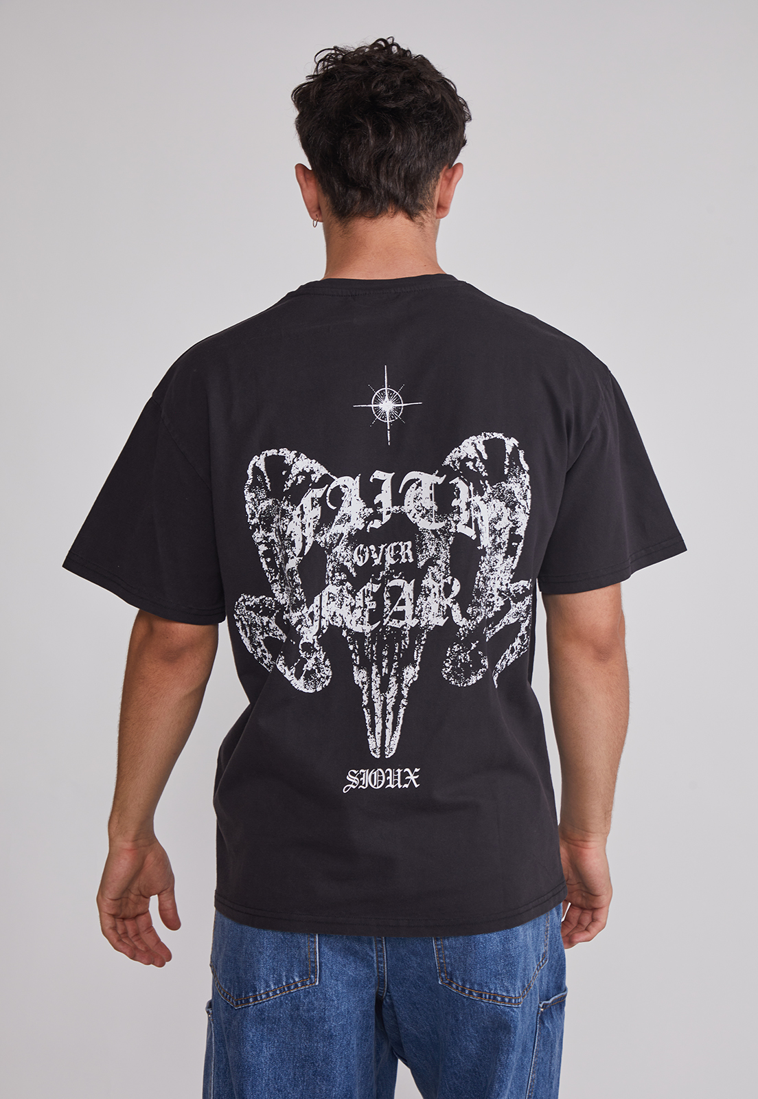 Polera Hombre Dúo Color Negro Sioux 2