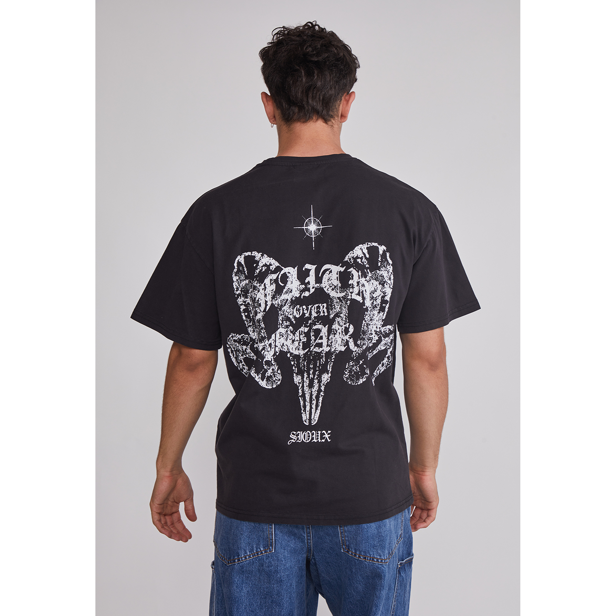 Polera Hombre Dúo Color Negro Sioux 3