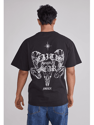 Polera Hombre Dúo Color Negro Sioux