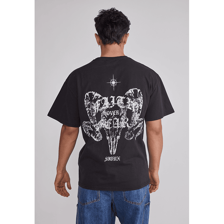 Polera Hombre Dúo Color Negro Sioux 3