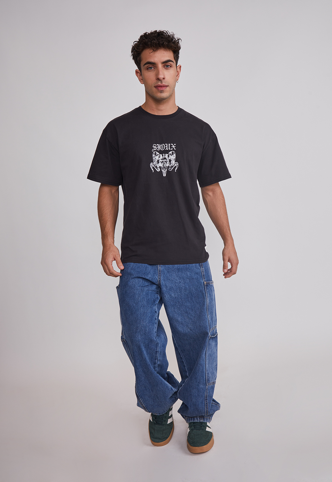 Polera Hombre Dúo Color Negro Sioux 3