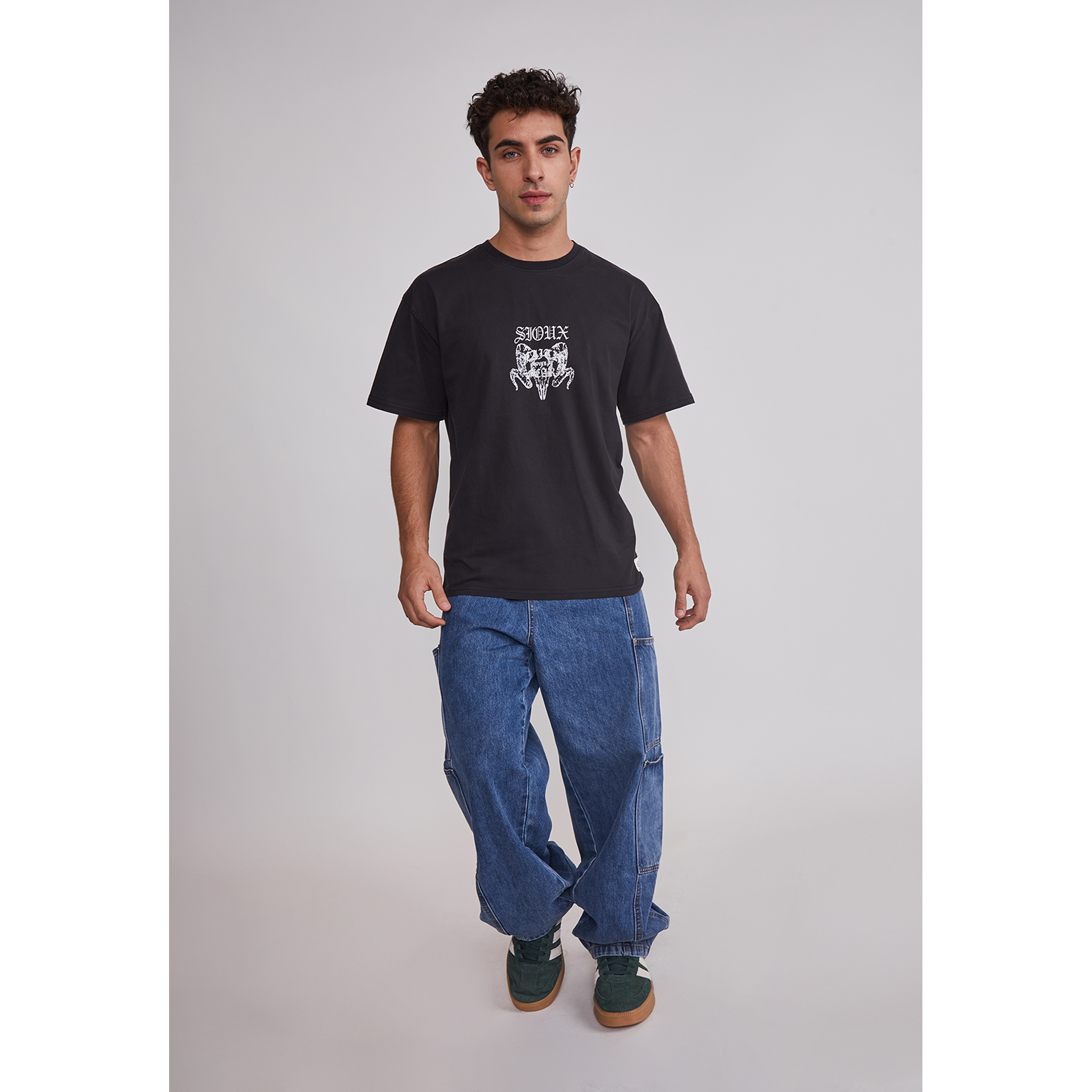 Polera Hombre Dúo Color Negro Sioux 2