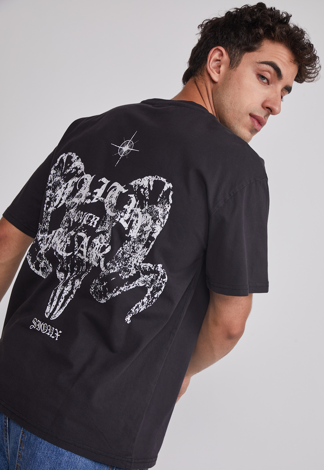 Polera Hombre Dúo Color Negro Sioux 5