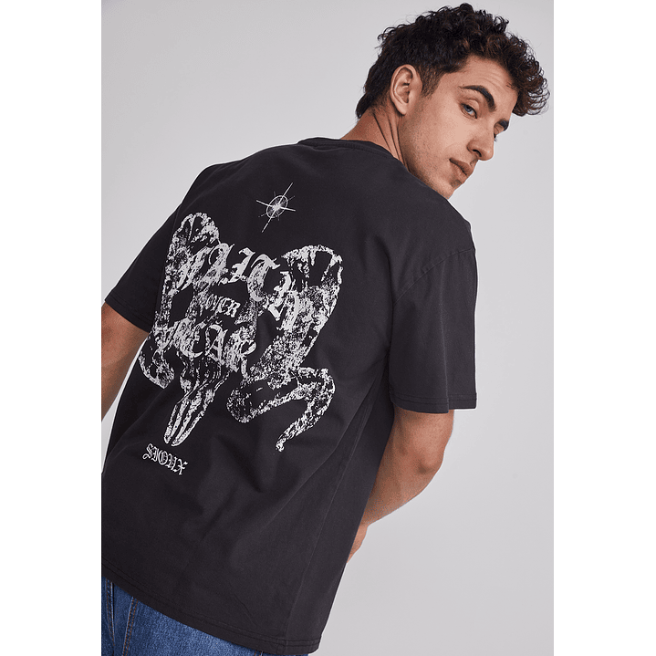 Polera Hombre Dúo Color Negro Sioux 5