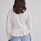 Blusa Mujer Romántica Boho Blanco Sioux - Miniatura 3