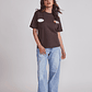 Polera Mujer Oversize Est Trend Café Sioux - Miniatura 2