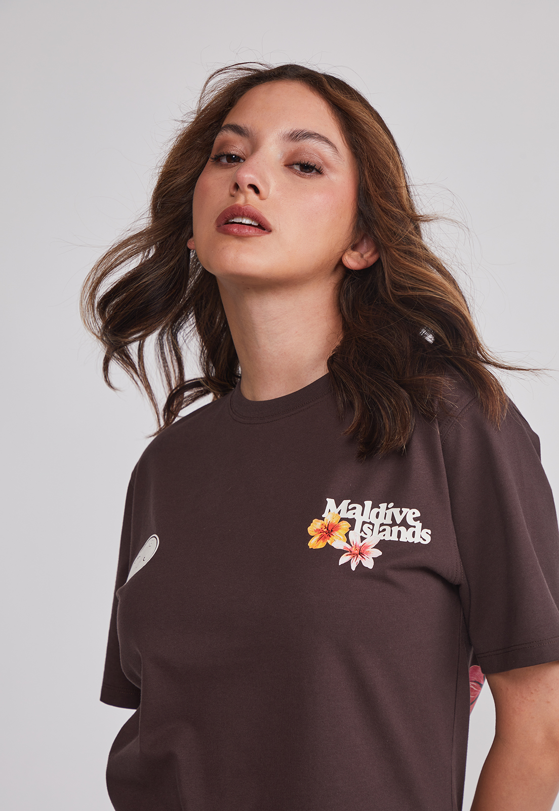 Polera Mujer Oversize Maldive Café Sioux 4