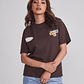 Polera Mujer Oversize Est Trend Café Sioux - Miniatura 1