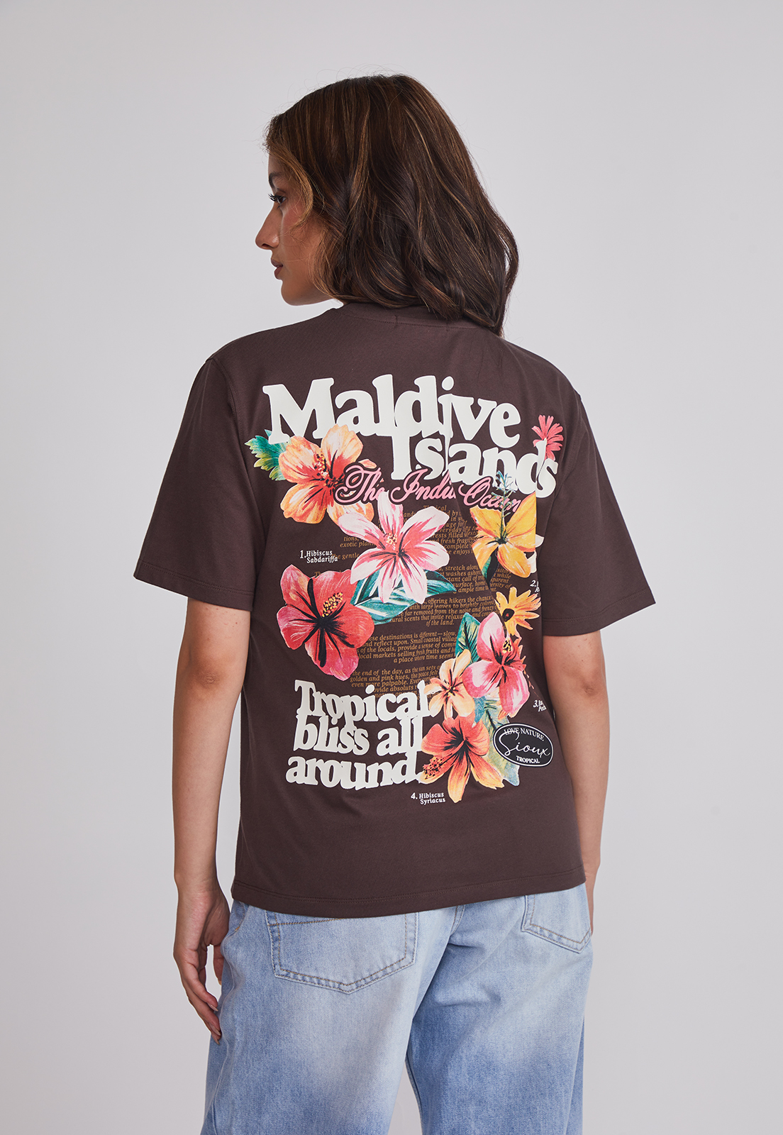 Polera Mujer Oversize Maldive Café Sioux 2