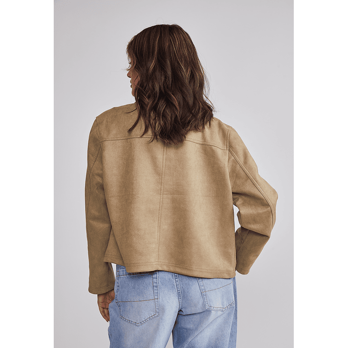 Chaqueta Mujer Bolsillos Delanteros Verde Sioux 3