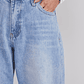Jeans Mujer Folded Tiro Alto Celeste Sioux - Miniatura 4
