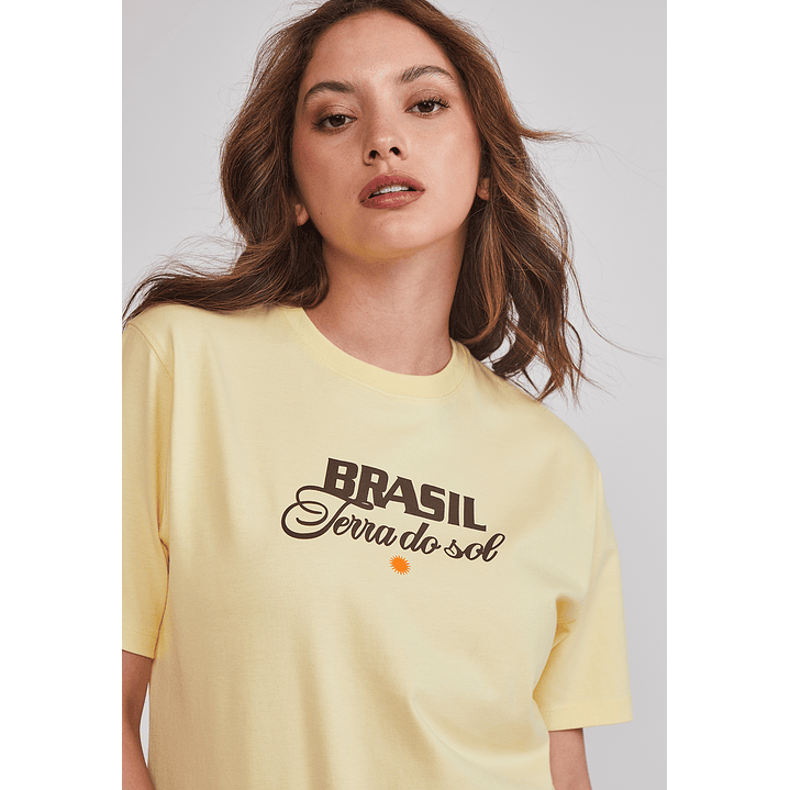 Polera Mujer Oversize Est Trend Amarillo Sioux 4