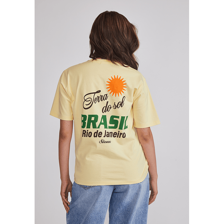 Polera Mujer Oversize Est Trend Amarillo Sioux 3