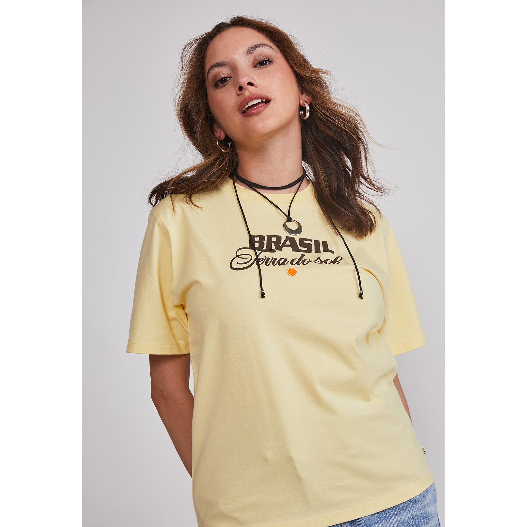 Polera Mujer Oversize Est Trend Amarillo Sioux 5
