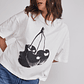 Polera Mujer Cherry Boxy Blanco Sioux - Miniatura 5