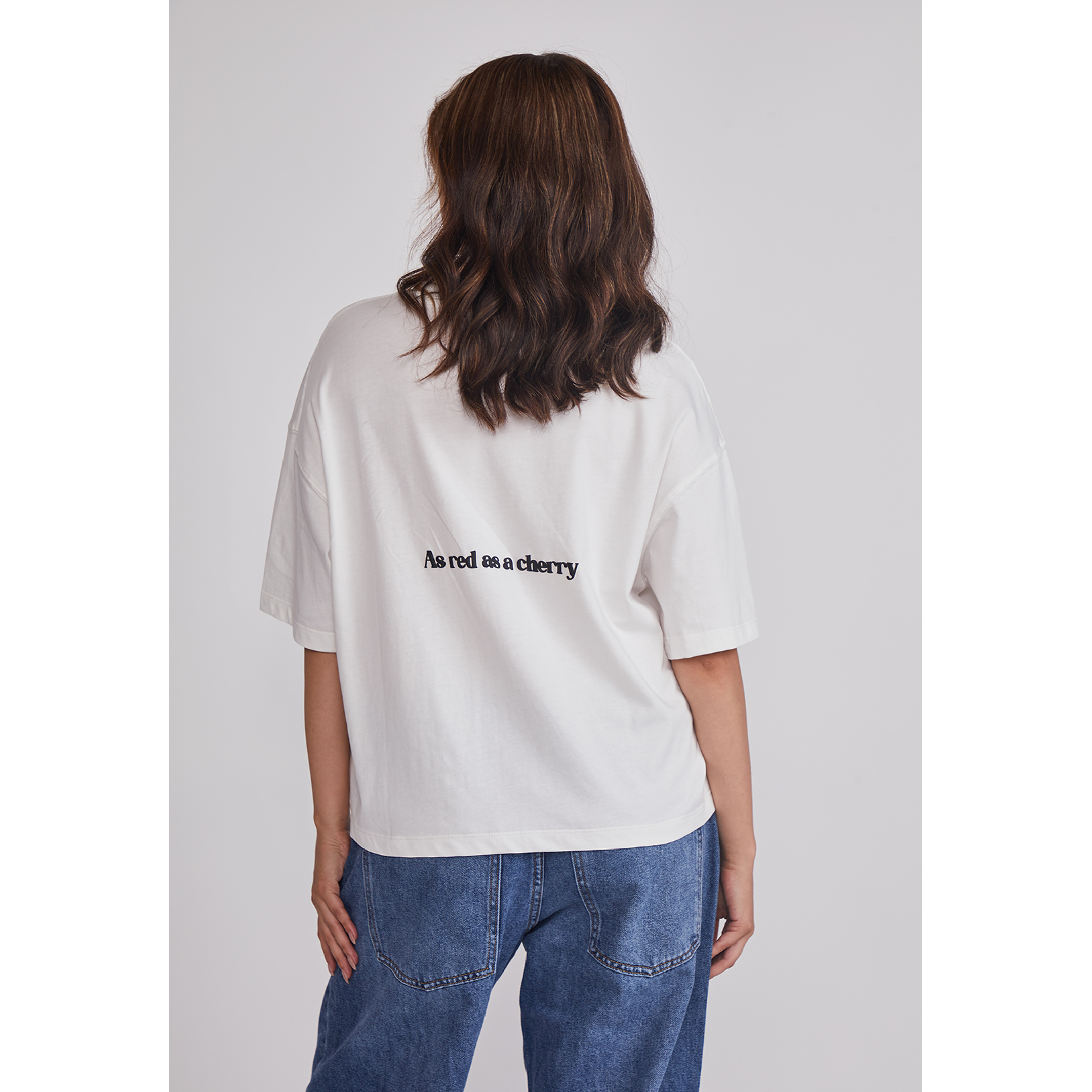 Polera Mujer Cherry Boxy Blanco Sioux 3