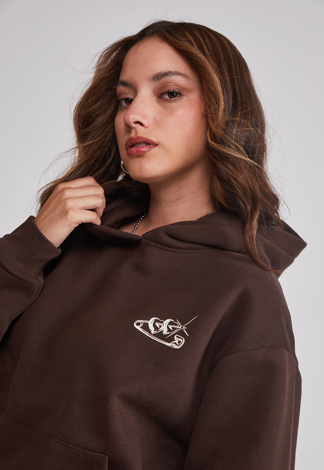 Polerón Mujer Estampado B&N Café Sioux 4