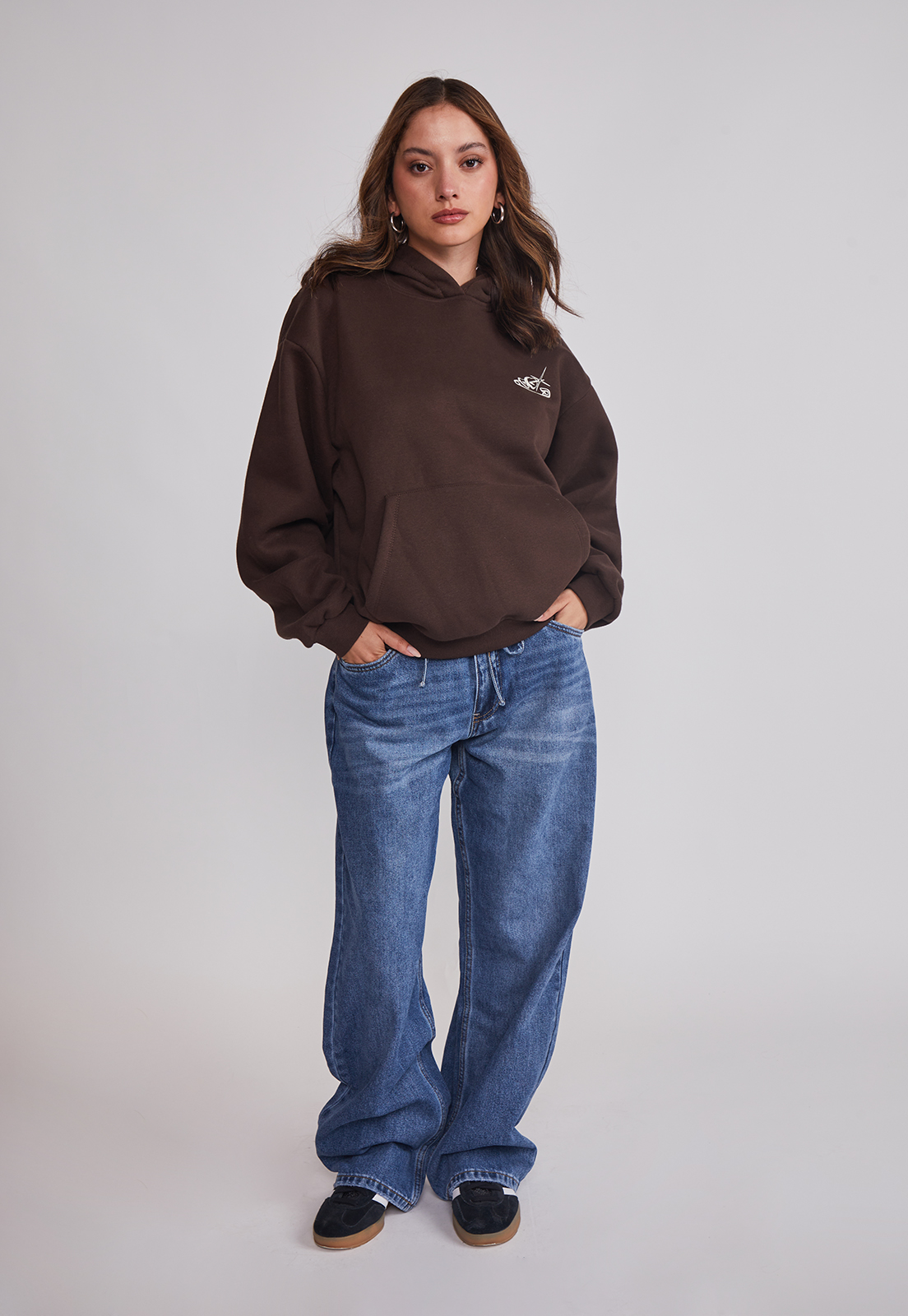 Polerón Mujer Estampado B&N Café Sioux 3