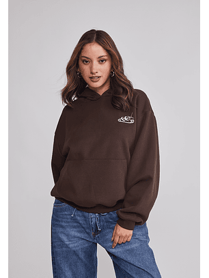 Polerón Mujer Estampado B&N Café Sioux