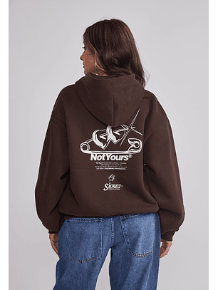 Polerón Mujer Estampado B&N Café Sioux