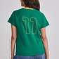 Polera Mujer Fútbol Brazil Verde Sioux - Miniatura 3
