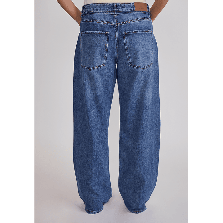 Jeans Mujer Baggy Loose Azul Sioux 3