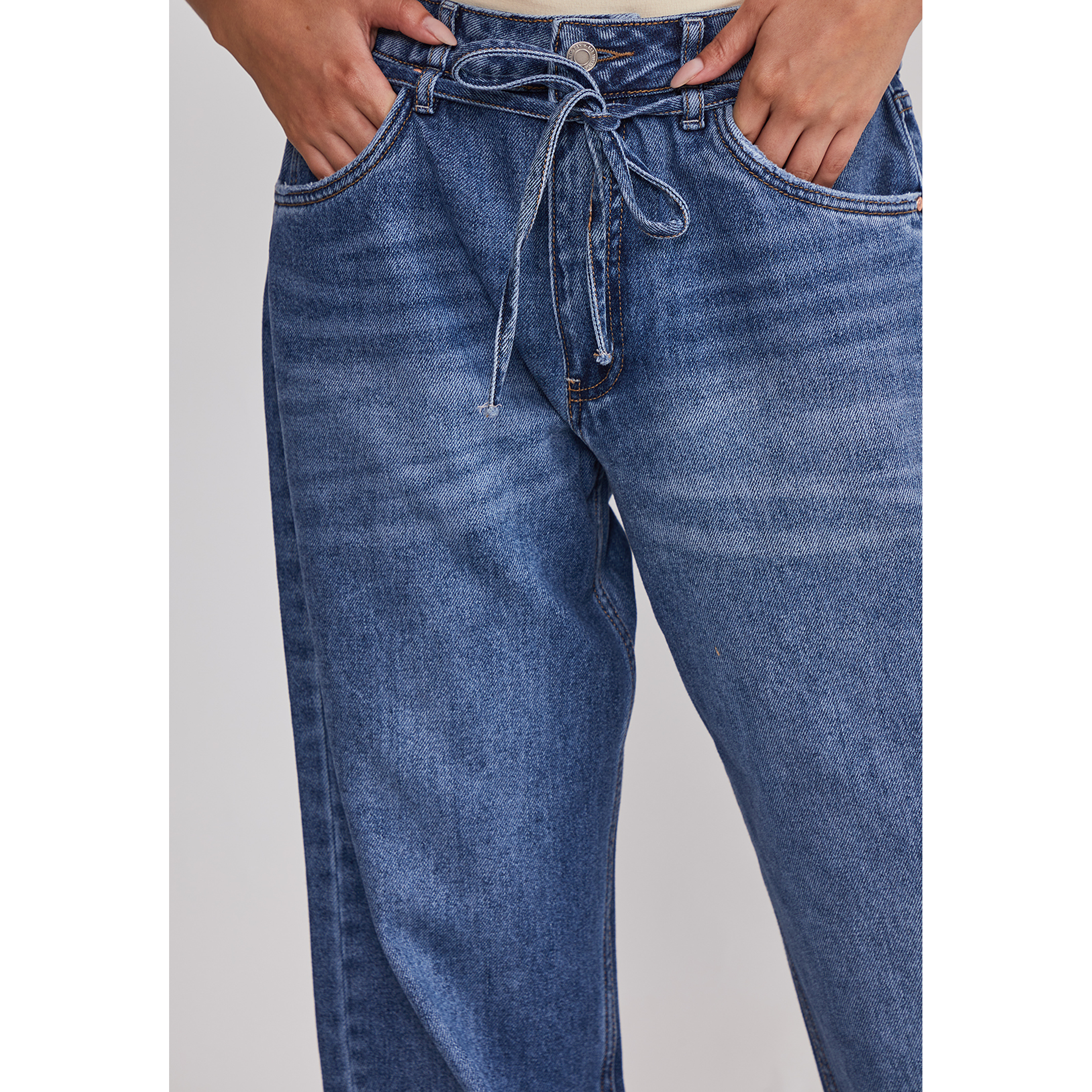 Jeans Mujer Baggy Loose Azul Sioux 4