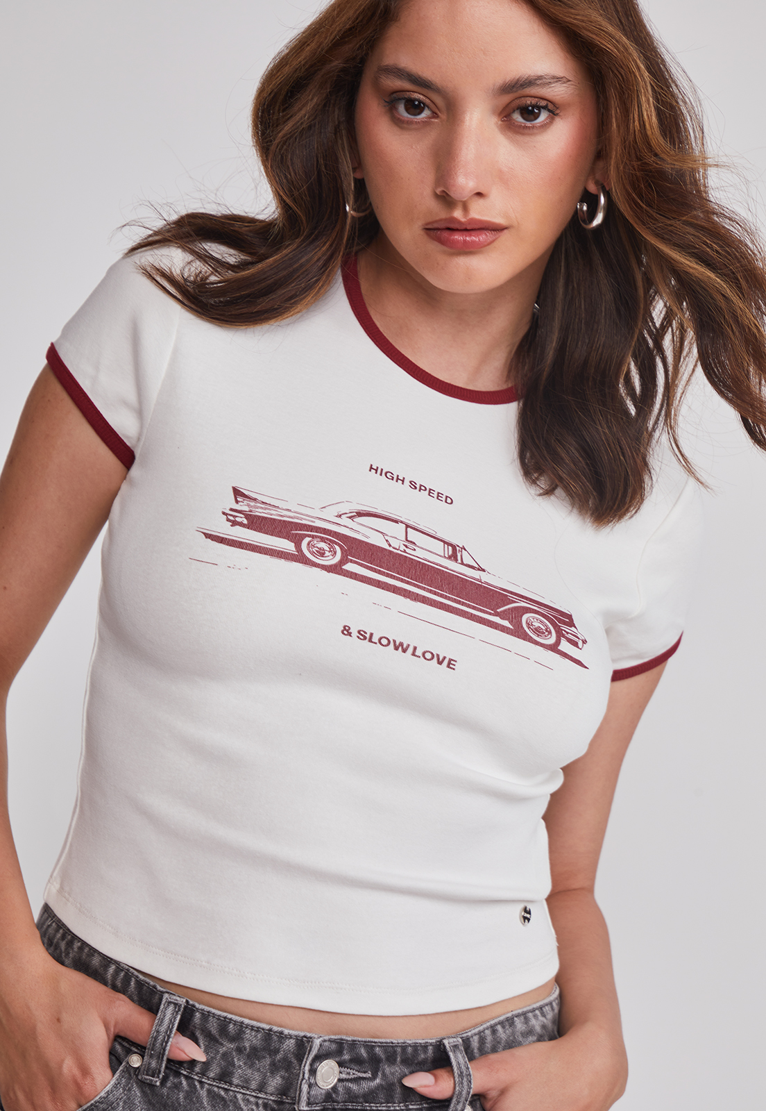 Polera Mujer Auto Blanco Sioux 4