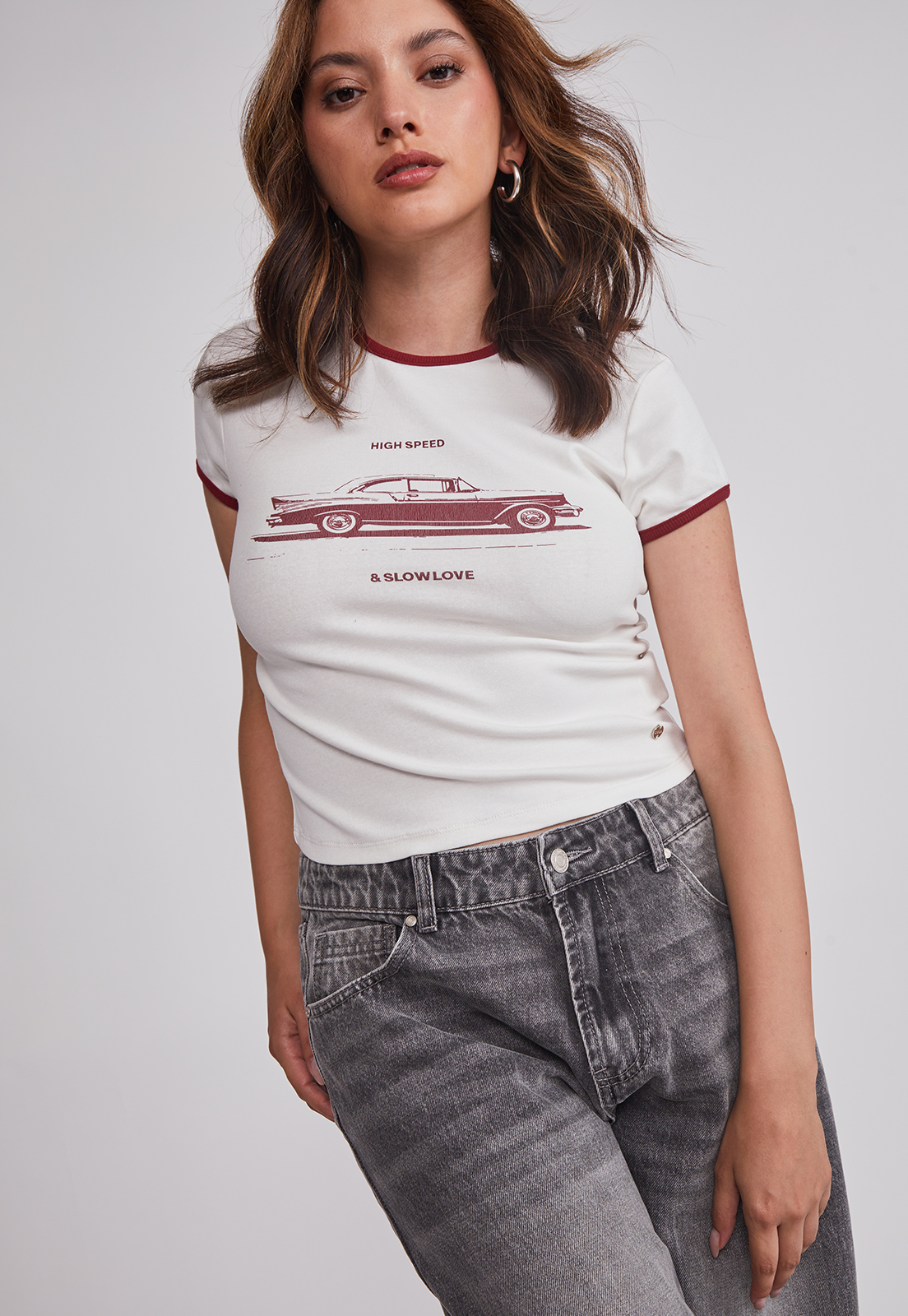 Polera Mujer Auto Blanco Sioux 5