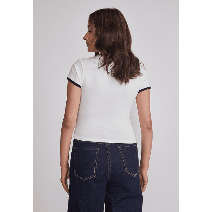 Polera Mujer Billar Blanco Sioux 2