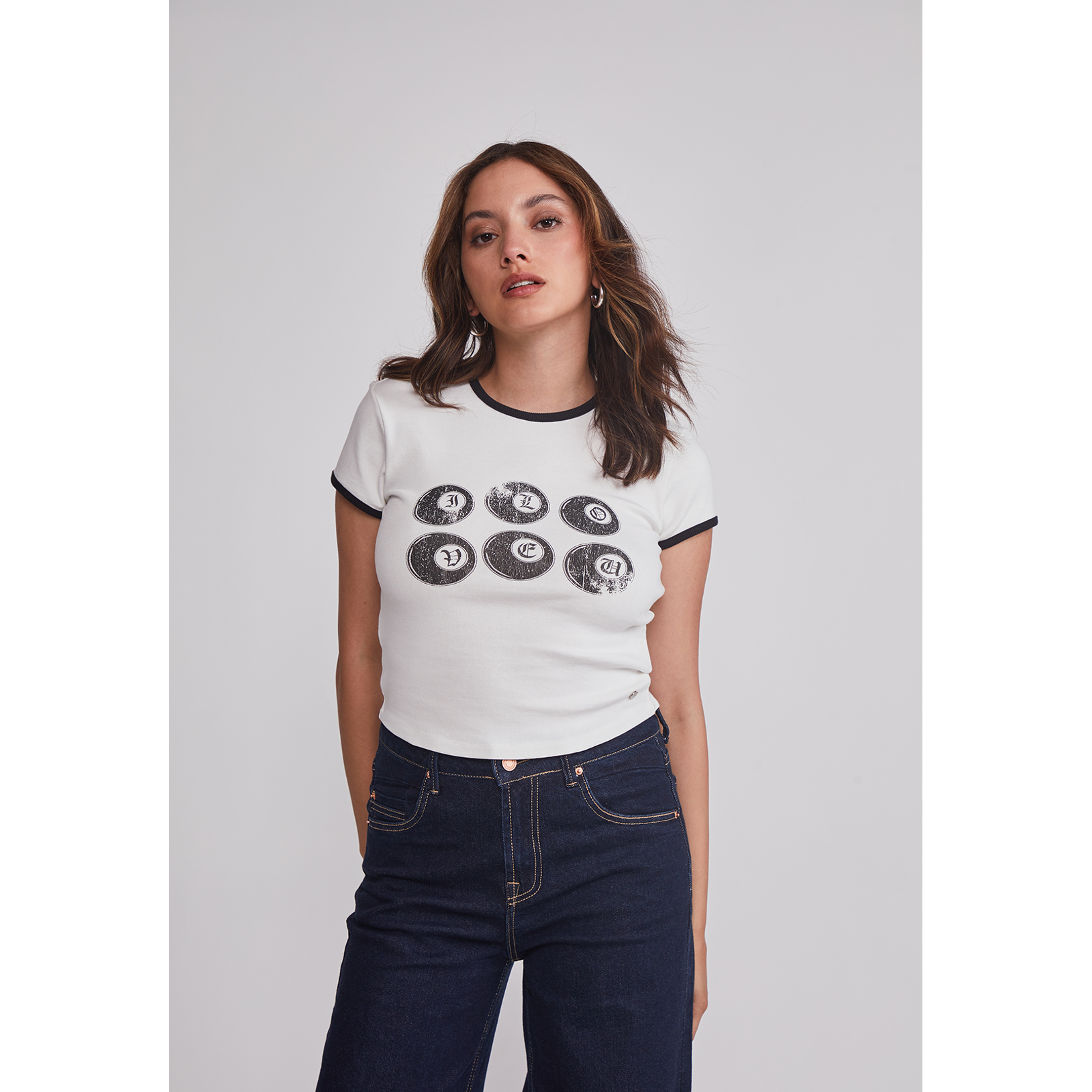 Polera Mujer Billar Blanco Sioux 1