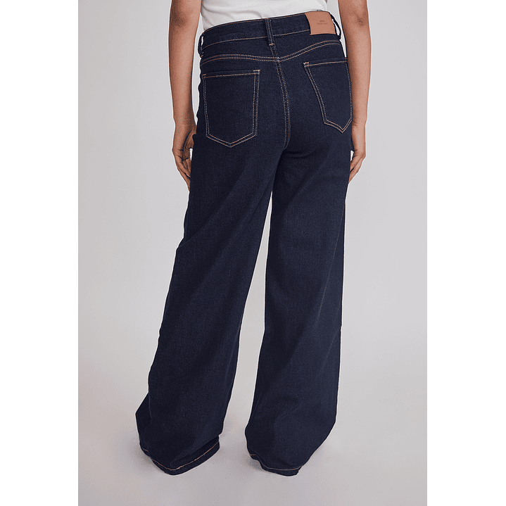 Jeans Mujer Raw Superwide Azul Sioux 3