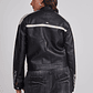 Chaqueta Mujer Ecocuero Racer Negro Sioux - Miniatura 3